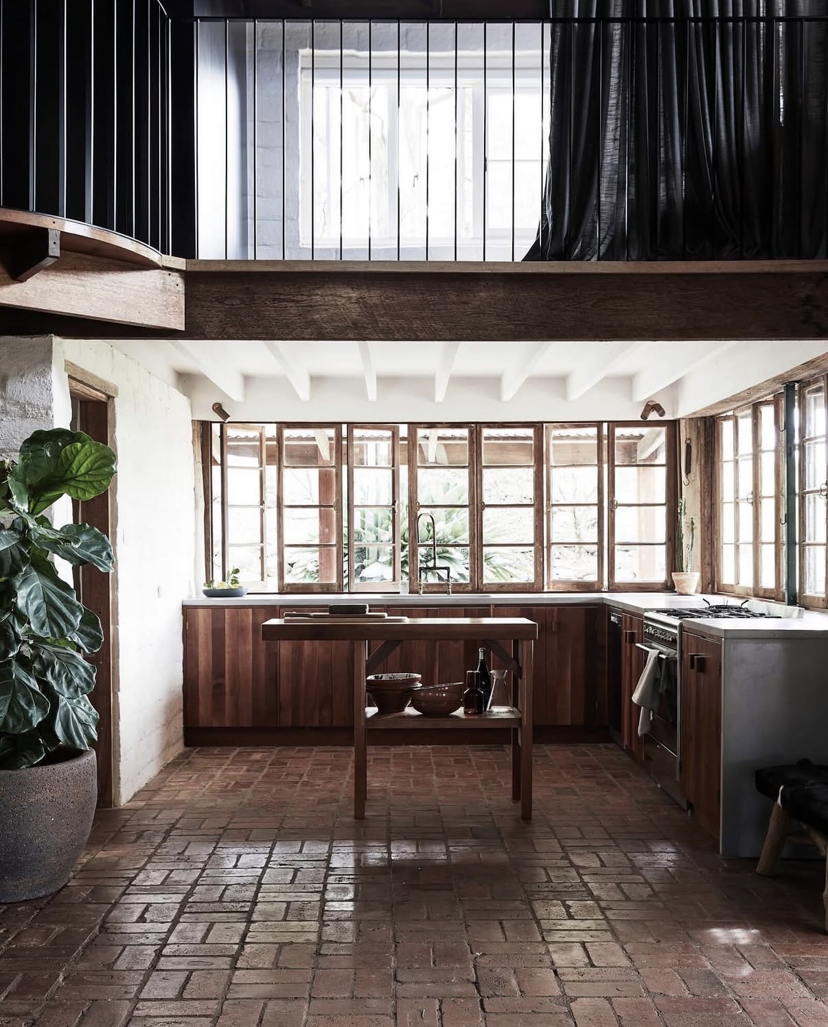 The kitchen at The Perch